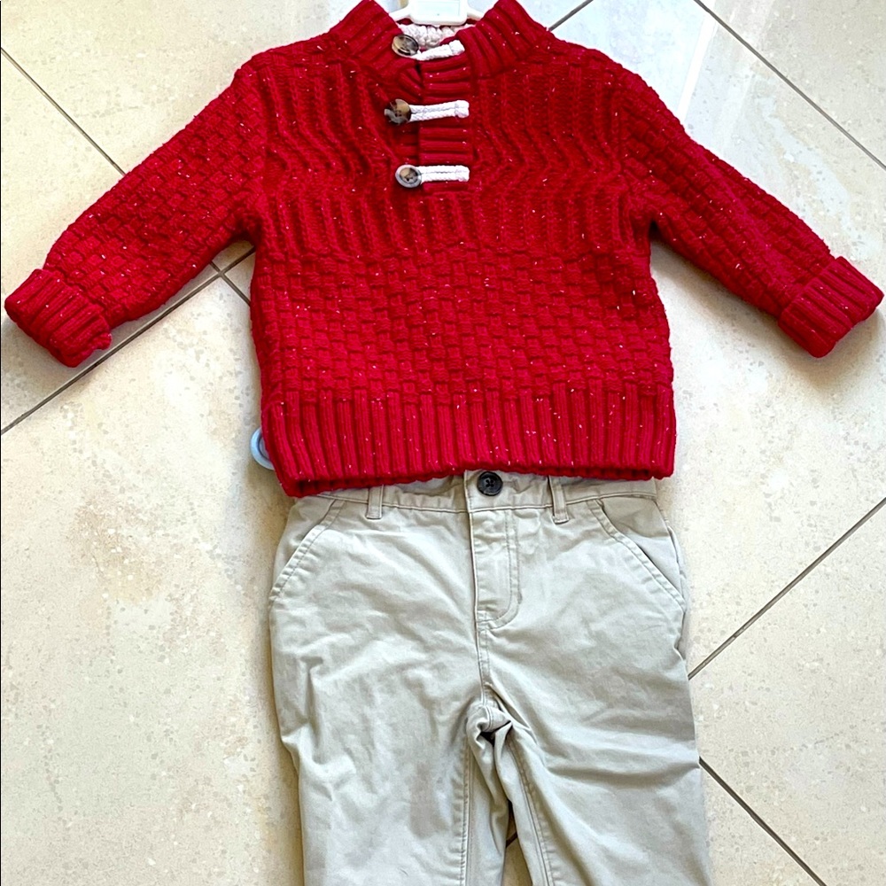 Toddler Winter Sweater Outfit